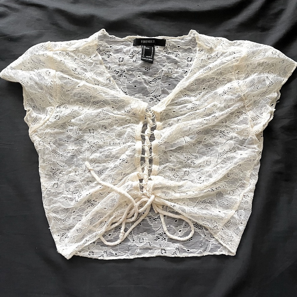lace top forever 21